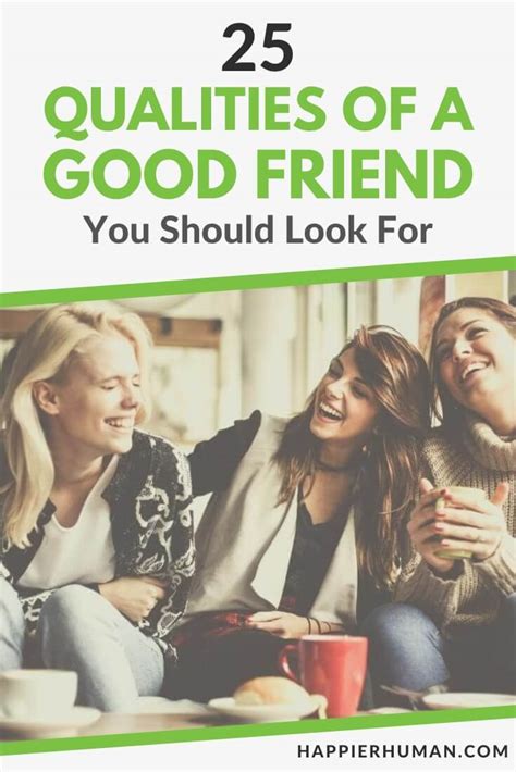 what are quality in friends